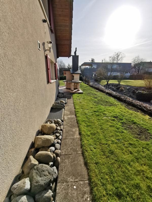 Blick auf den eigenen Pizza-Ofen