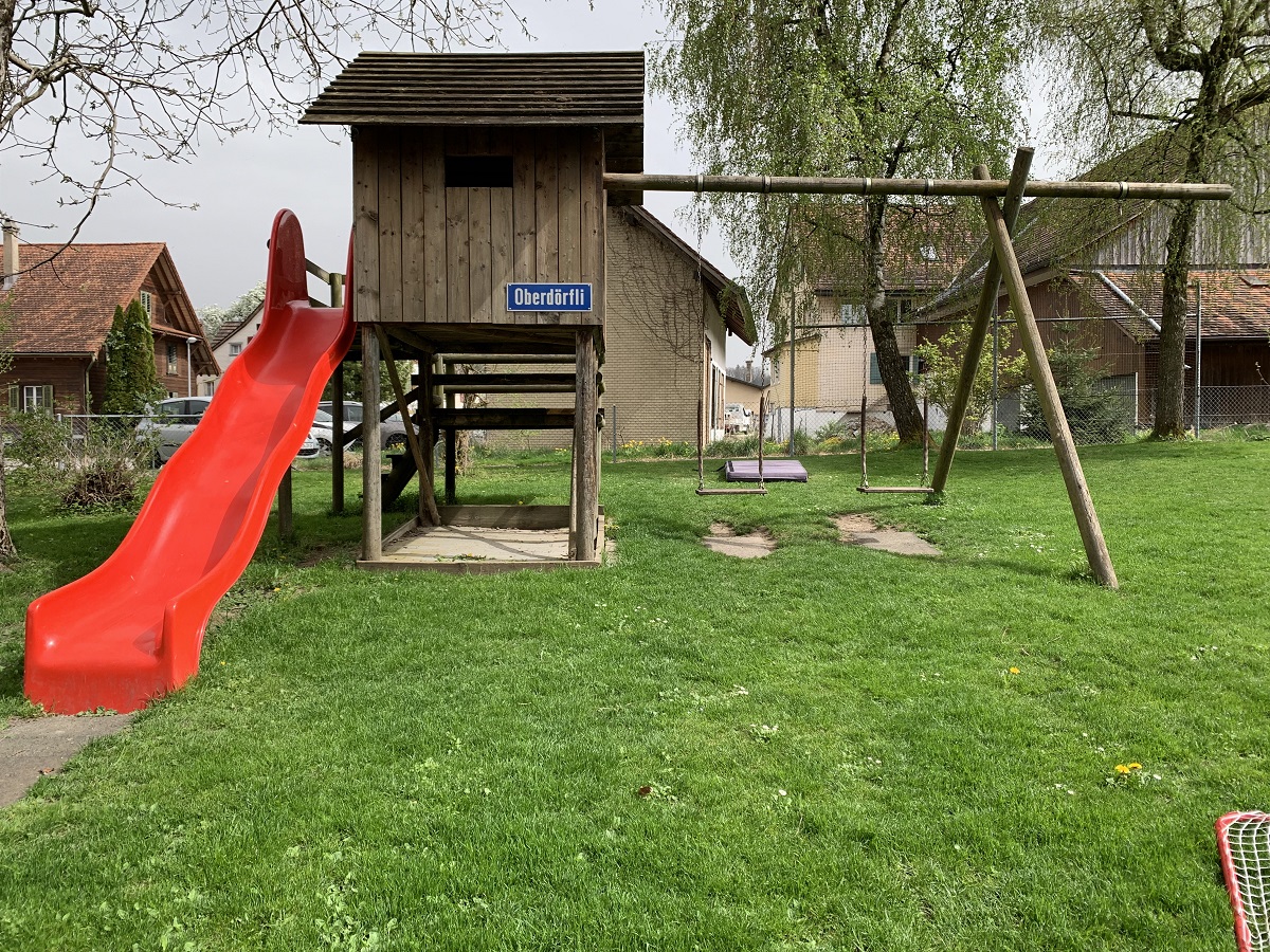 Teilansicht Quartier-Spielplatz "Oberdörfli"